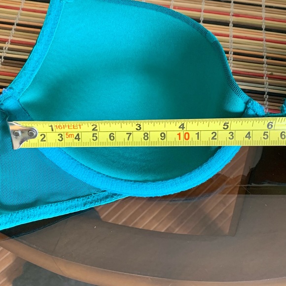 Teal green polka dots bra. Xhilaration. 36B - Picture 7 of 7